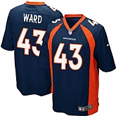 Nike Men & Women & Youth Broncos #43 T.J. Ward Navy Blue Team Color Game Jersey,baseball caps,new era cap wholesale,wholesale hats